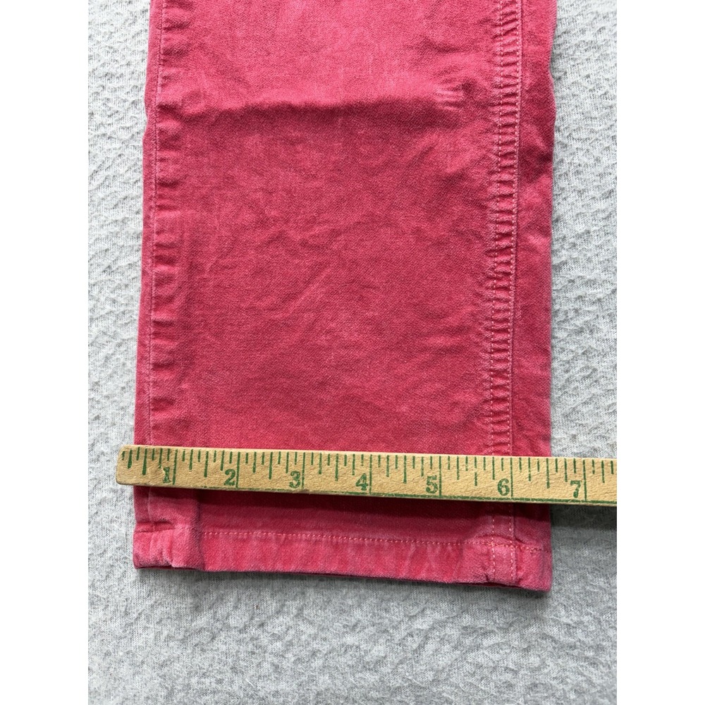 Boden Pants Jeans Womens 6 Regular Red Straight Leg 5-Pocket Stretch Cotton - Picture 7 of 12